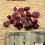 31.14 ct Afghan Ruby Rough Lot – Red Crystals with Natural Beauty & Form