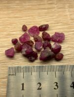 31.14 ct Afghan Ruby Rough Lot – Red Crystals with Natural Beauty & Form - Image 2
