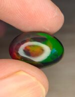 6.11 CT Black Ethiopian Opal Oval Cabochon Gemstone - Image 11