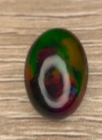 6.11 CT Black Ethiopian Opal Oval Cabochon Gemstone - Image 4