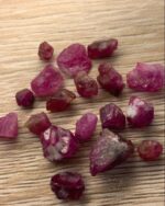 31.14 ct Afghan Ruby Rough Lot – Red Crystals with Natural Beauty & Form - Image 4