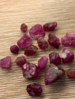 31.14 ct Afghan Ruby Rough Lot – Red Crystals with Natural Beauty & Form - Image 5
