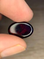 6.11 CT Black Ethiopian Opal Oval Cabochon Gemstone - Image 6