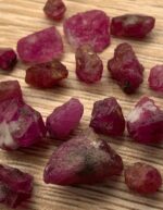 31.14 ct Afghan Ruby Rough Lot – Red Crystals with Natural Beauty & Form - Image 6
