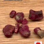 26.60ct Afghan Ruby Rough Lot – Red Crystals with Natural Beauty & Form