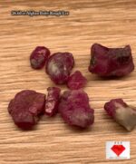26.60ct Afghan Ruby Rough Lot – Red Crystals with Natural Beauty & Form