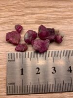 26.60ct Afghan Ruby Rough Lot – Red Crystals with Natural Beauty & Form - Image 2