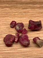 26.60ct Afghan Ruby Rough Lot – Red Crystals with Natural Beauty & Form - Image 3