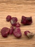 26.60ct Afghan Ruby Rough Lot – Red Crystals with Natural Beauty & Form - Image 4