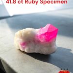 Exceptionally 41.8 ct Ruby Specimen from Afghanistan