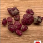 31.80ct Afghan Ruby Rough Lot – Red Crystals with Natural Beauty & Form