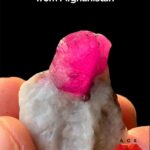 Amazing 42 ct Afghan Ruby Specimen – Natural Faceted-Grid Crystal Beauty