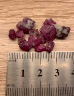 31.80ct Afghan Ruby Rough Lot – Red Crystals with Natural Beauty & Form - Image 2
