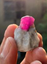 Amazing 42 ct Afghan Ruby Specimen – Natural Faceted-Grid Crystal Beauty - Image 2