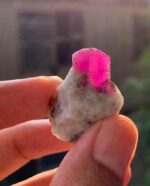 Amazing 42 ct Afghan Ruby Specimen – Natural Faceted-Grid Crystal Beauty - Image 11