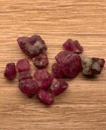 31.80ct Afghan Ruby Rough Lot – Red Crystals with Natural Beauty & Form - Image 3