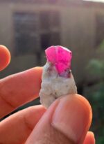 Amazing 42 ct Afghan Ruby Specimen – Natural Faceted-Grid Crystal Beauty - Image 4