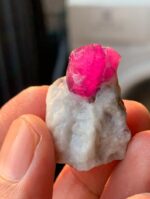 Amazing 42 ct Afghan Ruby Specimen – Natural Faceted-Grid Crystal Beauty - Image 7