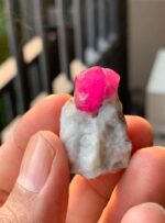 Amazing 42 ct Afghan Ruby Specimen – Natural Faceted-Grid Crystal Beauty - Image 8