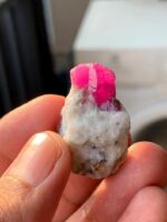 Amazing 42 ct Afghan Ruby Specimen – Natural Faceted-Grid Crystal Beauty - Image 9