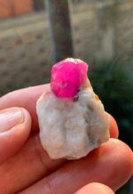 Amazing 42 ct Afghan Ruby Specimen – Natural Faceted-Grid Crystal Beauty - Image 12