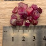 29.60ct Afghan Ruby Rough Lot – Red Crystals with Natural Beauty & Form