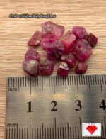 29.60ct Afghan Ruby Rough Lot – Red Crystals with Natural Beauty & Form