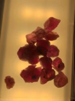 29.60ct Afghan Ruby Rough Lot – Red Crystals with Natural Beauty & Form - Image 2