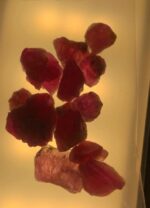 29.60ct Afghan Ruby Rough Lot – Red Crystals with Natural Beauty & Form - Image 3