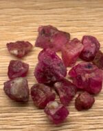 29.60ct Afghan Ruby Rough Lot – Red Crystals with Natural Beauty & Form - Image 5