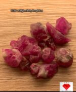 31.90ct Afghan Ruby Rough Lot – Red Crystals with Natural Beauty & Form