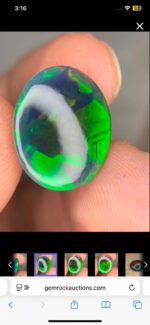 4.98ct Natural Black Opal - Image 7