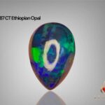 Awesome 8.87 CT Black Ethiopian Opal