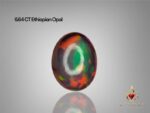 Beautiful 6.64 CT Black Ethiopian Opal
