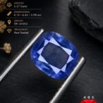 2.27 Ct Natural Blue Sapphire from Sri Lanka | Heated Ceylon Sapphire