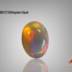 Beautiful 5.88 CT white Opal from Ethiopia