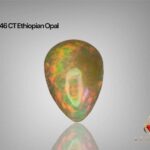 Hot Fire 5.46 CT white Opal from Ethiopia