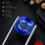 2.14 Ct Natural Blue Sapphire from Sri Lanka | Heated Ceylon Sapphire