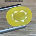 4.39 Carat Yellow Sapphire – Classic Oval Beauty with Timeless Appeal