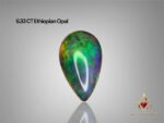 Black Opal 6.33 CT from Ethiopia