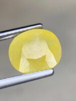 5.42 Carat Yellow Sapphire – Elegant Oval Faceted Gemstone - Image 6