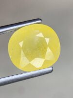 5.42 Carat Yellow Sapphire – Elegant Oval Faceted Gemstone - Image 7
