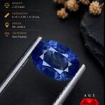2.05 Ct Natural Blue Sapphire from Sri Lanka | Heated Ceylon Sapphire