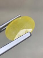 6.13 Carat Yellow Sapphire – A Bold and Radiant Oval Gemstone - Image 6