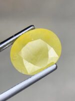 6.13 Carat Yellow Sapphire – A Bold and Radiant Oval Gemstone - Image 7