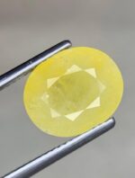 6.13 Carat Yellow Sapphire – A Bold and Radiant Oval Gemstone - Image 9