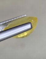 4.54 Carat Yellow Sapphire – Oval Faceted Gemstone - Image 5