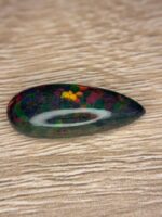 7.38 CT Black Ethiopian Opal Pear-Shaped Opal Cabochon - Image 5
