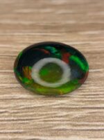 Full Fire 5.35 CT Black Ethiopian Opal Subtle Beauty with Refined Proportions - Image 3