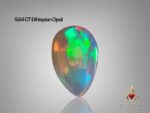 5.64 CT white Opal from Ethiopia A Graceful Gemstone with Distinctive Character